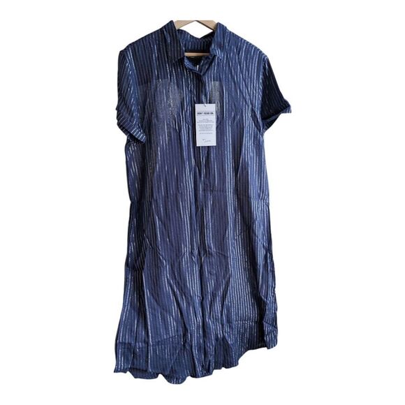WILDFANG nwt Empower Pinstripe Shirt Dress Size M - Picture 13 of 16